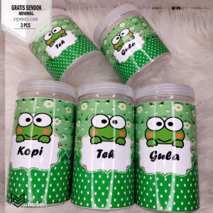 Toples Tempat Bumbu - Bumbu Motif Keropi Polkadot