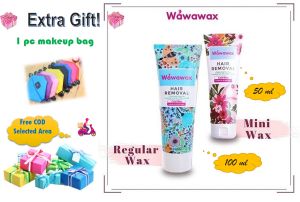 Wawawax Organic Hair Removal 100ml + Free Pouch