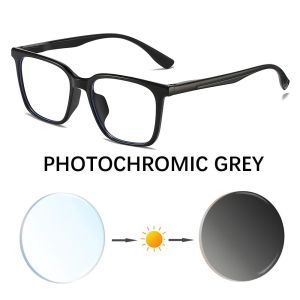 Viendo Kacamata Baca Progresif Anti Blueray Photochromic Pria/Wanita | Kacamata Plus Baca Jauhsedangdekat | Frame Kacamata Progressive Photocromic Anti Radiasi