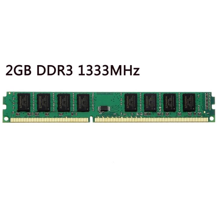Lot De Barrettes Mémoire DDR3 - 2GB PC3-10600U 1333MHz - Diverses Marques (occasion)
