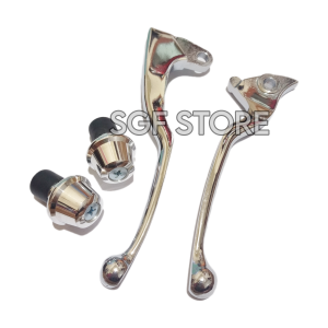 HANDLE REM MODEL STANDAR ORI MOTOR MIO SMILE/MIO SPRORTY/MIO SOUL KARBU/JUPITER MX WARNA CROME