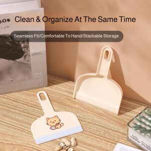 Broom Dustpan Set Small Household Mini Bed Sweeper Brush Desktop Cleaning Tool Set/Mini Home Cleaning Tool Set/Small household broom dustpan set mini sweep bed brush cleaning desktop sofa tool set