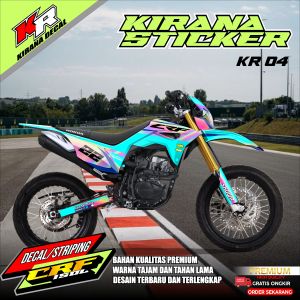 DECAL HOLOGRAM STICKER HOLOGRAM HONDA CRF 150 FULL BODY KODE HN 04