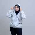 Jaket Parasut Olahraga Wanita Dan Pria Hoodie Model Korean Style Despo Jersey Poliyester Waterproof Uv Protection Sport Olahraga running gym joging senam fytnes Yoga Haiking Camp Bersepeda Ukuran Jumbo Size M | L | XL | XXL. 