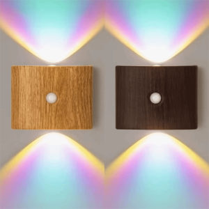 CMIEWN5 Cảm biến hồng ngoại Đèn tường cảm ứng LED Đèn 3 màu/đèn neon Lắp đặt từ tính Đèn gắn tường cảm biến PIR Được sử dụng rộng rãi Đa chức năng Đèn ngủ từ tính Chiếu sáng hành lang