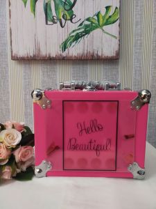 Beautycase Small MM Pink fanta/ tas kosmetik/ makeup box