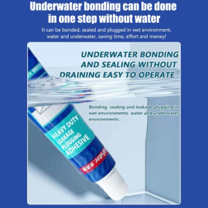 Underwater Adhesive Plugging Glue Waterproof Glass Glue Pool Fish Tank Special Leak Repair Glue Construction Sealant水下粘接堵漏胶