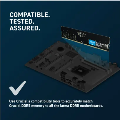 【希少】Crucial (Micron) DDR5-4800 32×2 64GB Crucial 64GB Kit (2 x 32GB) DDR5 4800mhz 4800 mhz DIMM RAM for