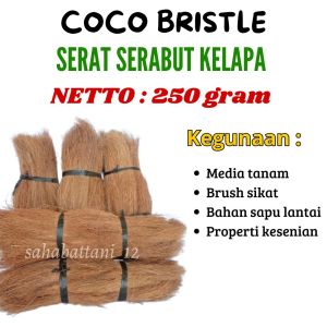 Bahan sapu serabut kelapa sabut kelapa lurus