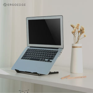 EverDesk Adjustable Laptop Stand - 5 height Lightweight Foldable Portable with Non-Slip Rubber Base