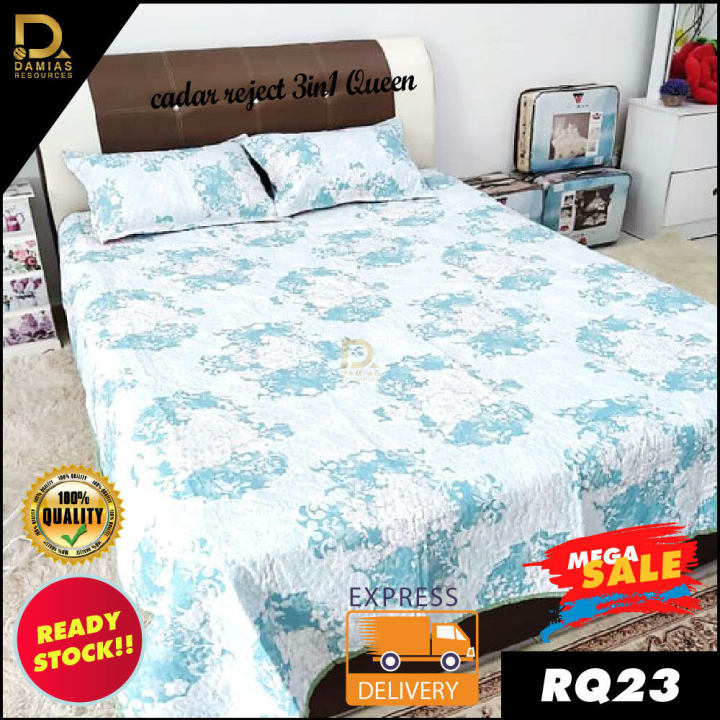 Bedding Set Cadar Budget Kilang AMIRA COLLECTION Set 3 Dalam 1 Alas