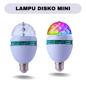 LED DISKO PUTAR RGB LAMPU KELAP KELIP WARNA WARNI DI KAMAR AESTHETIC
