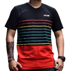 KAOS DFLOW FREE STICKER BERKUALITAS BISA COD