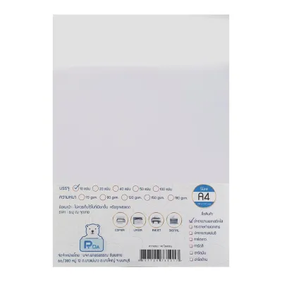 ปกรายงานพลาสติกใส ปกรายงาน ปกใส อซิเตรท เซลลูลอยด์ A4 (1x10)