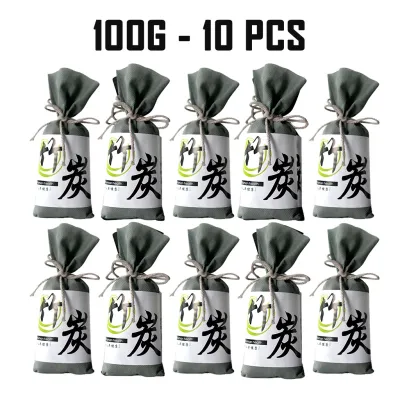 10pcs Bamboo Charcoal Shoe Deodorizer Bags Air Purifying bags Odor Absorber Odor Eliminator for Car Home Closet Pet
