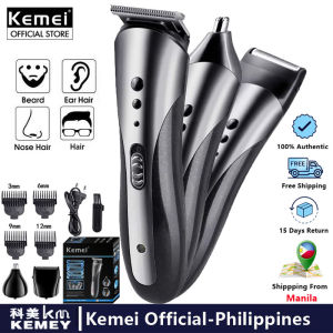 Kemei KM-1407 Portable Multifunctional 3 in 1 Clipper Hair Trimmer Electric Beard Nose Ear Shaver Razor Beard Hair Shaver