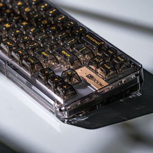 KiiBOOM Phantom 68 Transparent mechanical keyboard three mode wireless Bluetooth customization