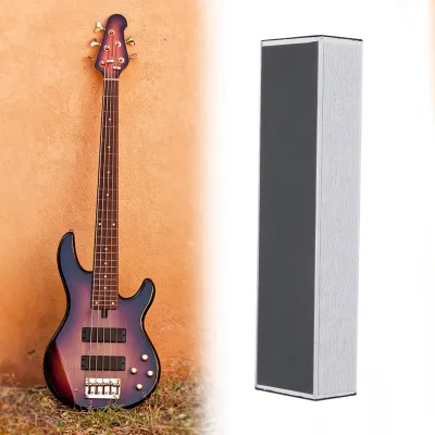 Sanding Polishing Block Leveler Metal Fret Saddle Nut Luthier Tool with Premium Sandpaper Strip for Electric Guitar Folk Guitar Electric Bass
