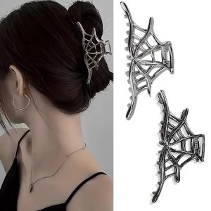 2Pcs Bat Hair Clip - Halloween Hair Accessory Non-Slip Design for Women Girls Punk Style Hair Barrettes Cosplay Party(Bat)