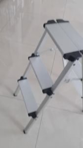 Stair Ladder For Home Telescopic Step Ladder Stool Step Ladder For Home Foldable Folding Step Ladder Indoor Double-sided aluminum alloy foldable Japanese-style double-layer lightweight decoration portable on both sides
