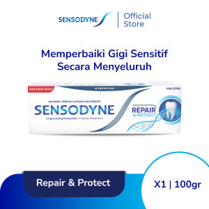 Sensodyne Toothpaste Pasta Gigi Sensitif Repair & Protect Memperbaiki Secara Menyeluruh Original 100gr