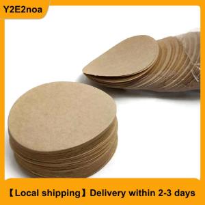 【Local shipping】 100Pcs Round Coffee Filter Paper 56mm 60mm 68mm For Espresso Coffee Maker V60 Dripper Coffee Filters Tools Moka Pot Paper Filter