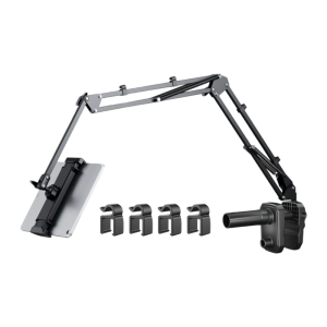 ที่ยึดโทรศัพท์สำหรับโต๊ะโทรศัพท์ที่ยึดผ้ารองอ่างอาบน้ำปรับมุมได้แท็บเล็ตโทรได้ขาตั้งที่ยึดสำหรับช่วยถือหมุนได้