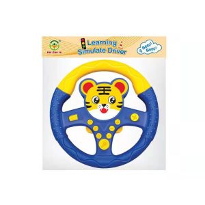 Music Car Steering Wheel Toy Early Educational Intelligent for Kids Children Simulator Stereng Mainan