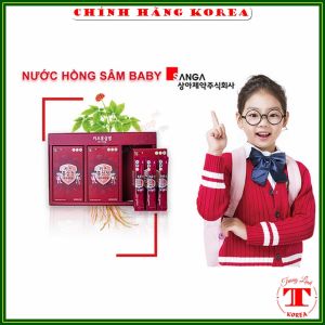 Nước hồng sâm baby Sanga hàn quốc hộp 30 gói - Hồng sâm trẻ em bổ sung vitamin tăng đề kháng cho bé - tranglinh