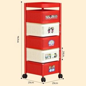 xpkQ Multifunctional Kitchen Trolleys with Wheel Modern Creativity Kitchen Islands Multi Layer Rotatable Trolleys Home Organization R7Q2P