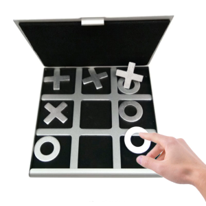 Tic Tac Toe Game for Kids and Family Board Games of Coffee Top Table Games Decor Classic Board Game Kit