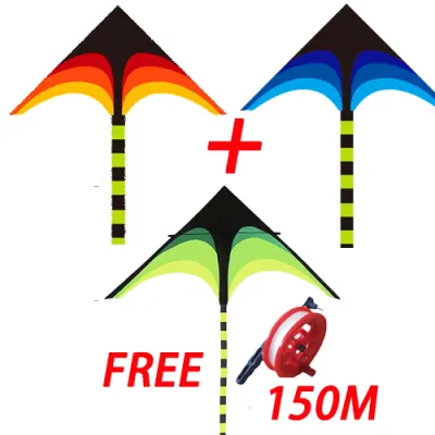 Long Tail Rainbow Kite With Kite String 100M Outdoor Beach Exercise 1.2M Huge Line Stunt Kids Kites Toys Flying Outdoor For Children Kids Adult Toy toys for kids boy