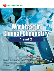 Worktext in Clinical Chemistry 1 and 2 - 9789719822042 - C&E Bookshop