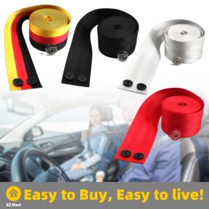 【Fast Shipping】 4 Colors Accessories Seat Belt Car Polyester Webbing Racing Strap Thicken Car Seat Stroller Safety Belt Harness Backpack Belt Straps Fashion Color Ribbon Car-Seat-Belt