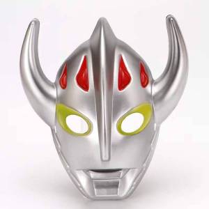 clu Halloween lights with Ultraman mask card aisle stall monkey Spider-Man Hulk show face Luminous Supplies ulc
