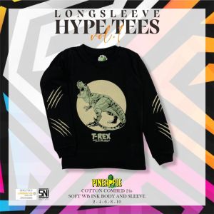Long Sleeve Hype Tees - Kaos Lengan Panjang Anak 2-8 Tahun Pineapple Kids