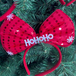 Christmas Spiral Tree HOHOHO Shape Headband Lovely Hair Hoop Xmas Performances Headpiece Festival Party Costume Props