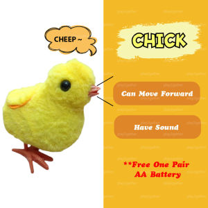 Cute Walking Chick **FREE BATTERY** With Sound Electronic Push Pet Kids Toys Dolls Child Gift 可爱小鸡电动宠物玩具 *READY STOCK*