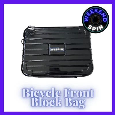 {SG Stock Ready} Foldable Bicycle Front Bag Two Sizes 21 x 16 x 7cm 8inch Or 27 x 19 x 7 cm 10.5inch (pig nose not included)