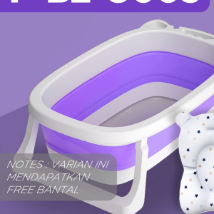 COD Bak Mandi Bayi Lipat Foldable Silicone Bathtub Folding Baby Portable Bathtub Bayi