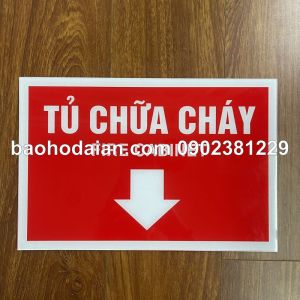Bảng mica Tủ Chữa Cháy kích thước 20 x 30