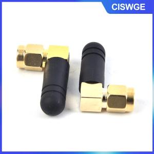CISWGE 2pcs Mini cao su 3dBi 2.4GHz  Ăng-ten SMA nam Router Bluetooth Ăng-ten