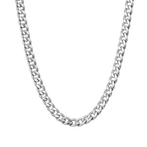 KALUNG PRIA WANITA 2 LAYER RANTAI KOKOT ROLO SPIRAL TITANIUM ANTI KARAT MODEL KOREA