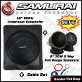 🔥 Hot Deal Underseat Subwoofer Combo Set 🔥 10'' 800W Underseat Amplifier Subwoofer Kereta Under Seat Sub Woofer + 2" / 2.5" Full Range Speaker Kereta. 