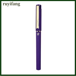 ruyifang 1 PCS Purple Ink Gel Pens 0.7mm 1.0mm For Writing Large Capacity Refill Office Supplies Back To Sochool