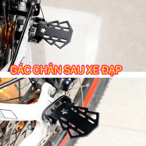 Gác chân sau xe đạp gấp gọn cao cấp an toàn gọn gàng
