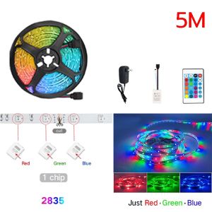 ไฟแต่งห้อง ไฟติดห้อง ไฟริบบิ้น RGB 2835 5050 ชนิดเส้น 5M 10M 15M 20M ไฟเส้นLED ไฟตกแต่งห้อง สำหรับตกแต่งบ้าน