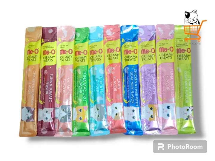 Me-o Creamy Cat Treats ขนมแมวเลีย บำรุงผิวและขน