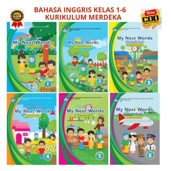 Buku Kelas 1 2 3 4 5 6 Bahasa Inggris Kurikulum Merdeka Harga Satuan ...