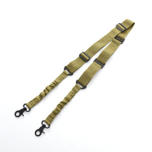 Double Point  Sling Tactical 2 Point Sling Shoulder Strap Belt Adjustable Outdoor Rope With  Metal Buckle Double Point Tactical Sling Strap  Outdoor Multifunctional Diagonal Nylon Mission Rope